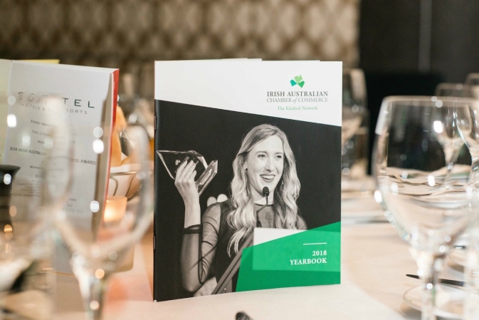 Irish Australian Business Awards 2018 (Sydney) - Yearbook design